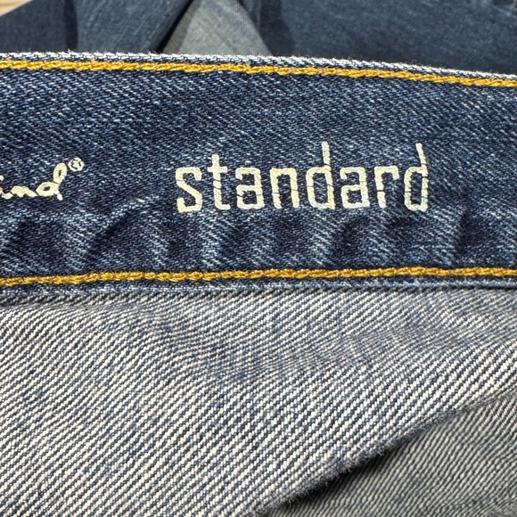 7 FOR ALL MANKIND Standard Button Fly Jeans Sz 36 Blue Cotton Blend Pockets - Picture 11 of 12